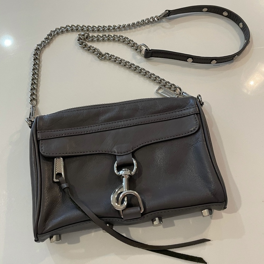 Rebecca Minkoff M.A.C crossbody in gunmetal